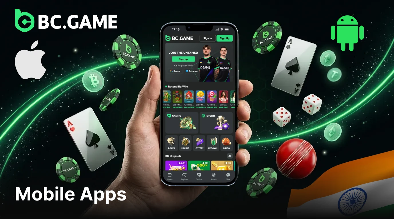 BC Game app download for Android and iOS in India